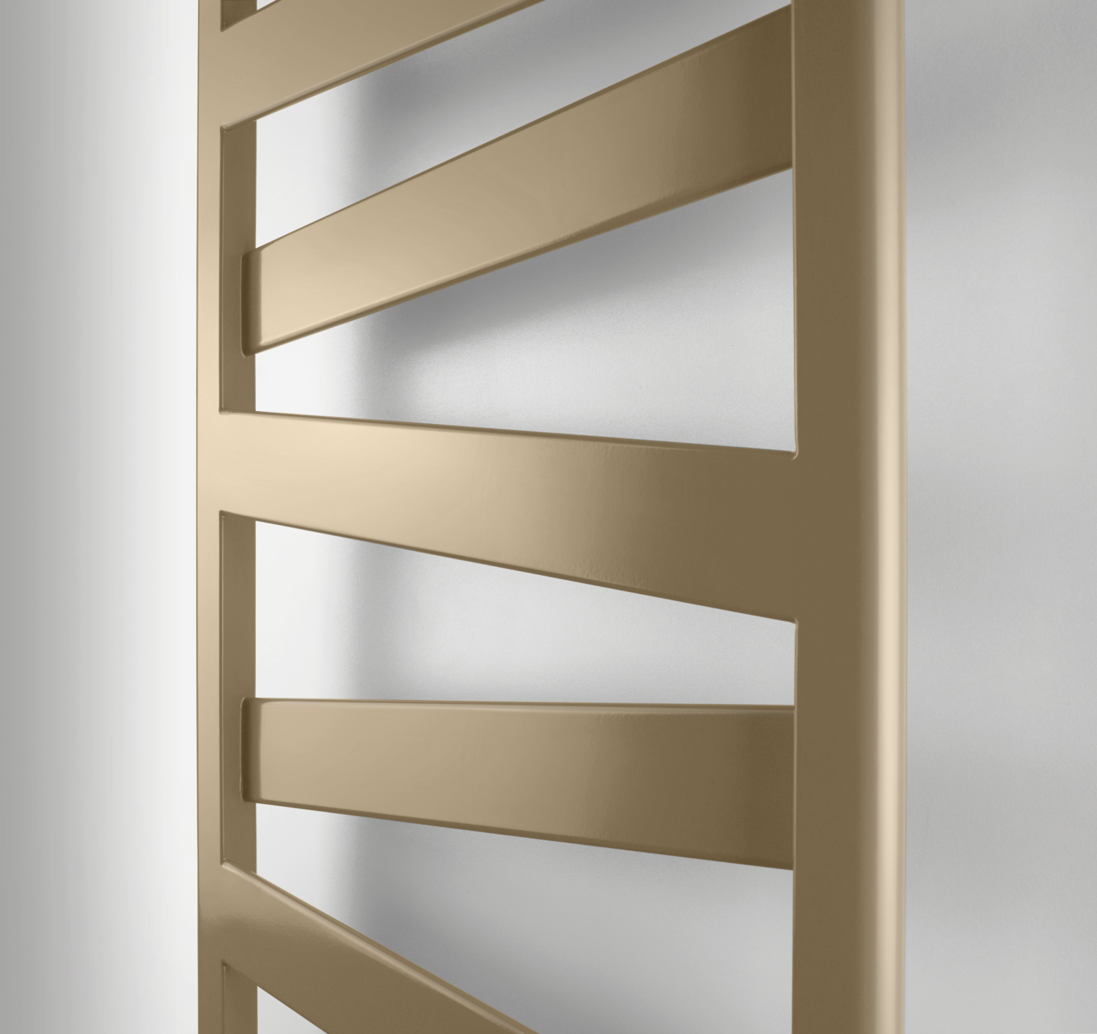 Cut-Out Zehnder Ribbon Decorative radiator Angled view