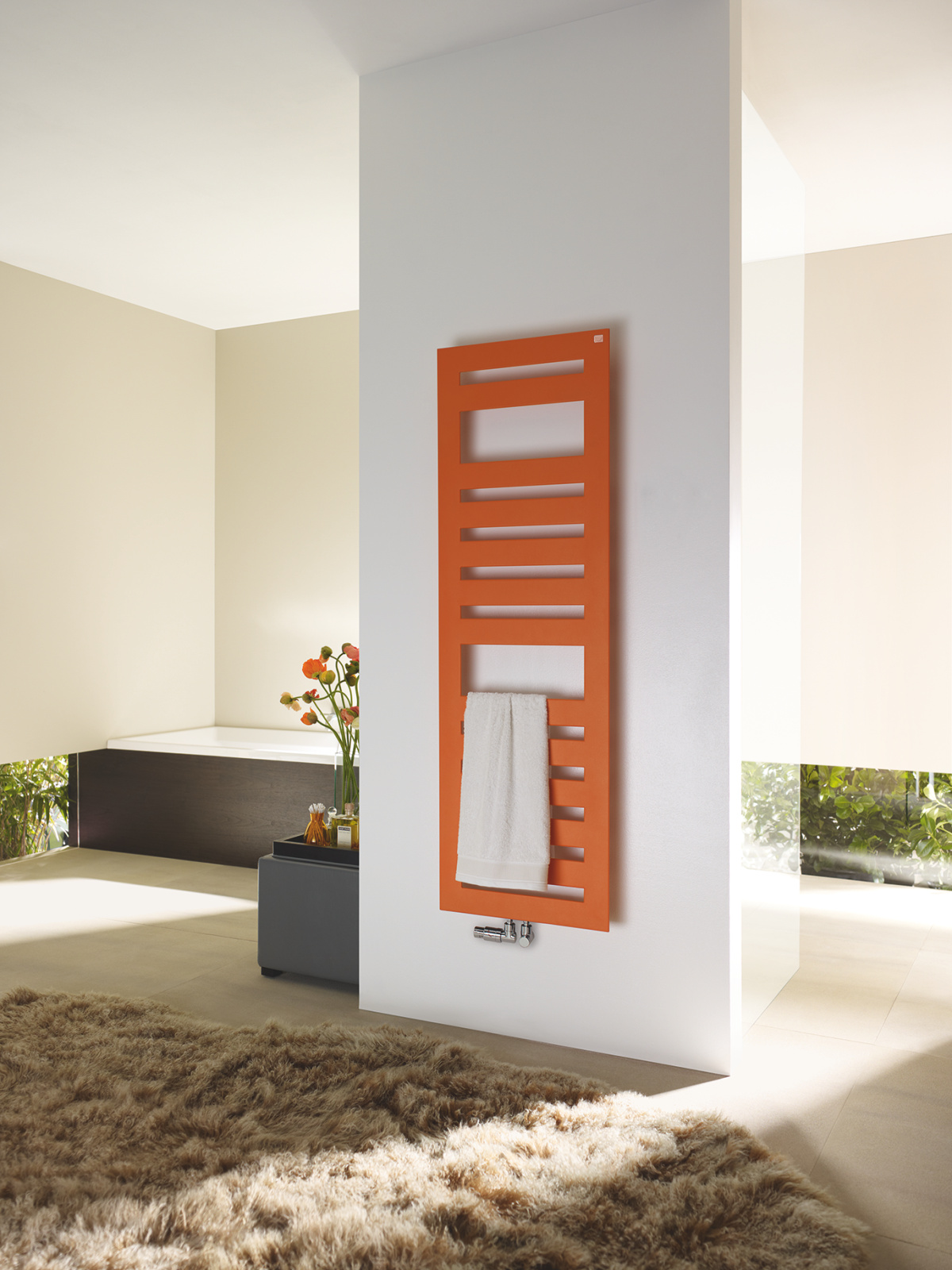 Rendering Zehnder Metropolitan Spa Decorative radiator Front view