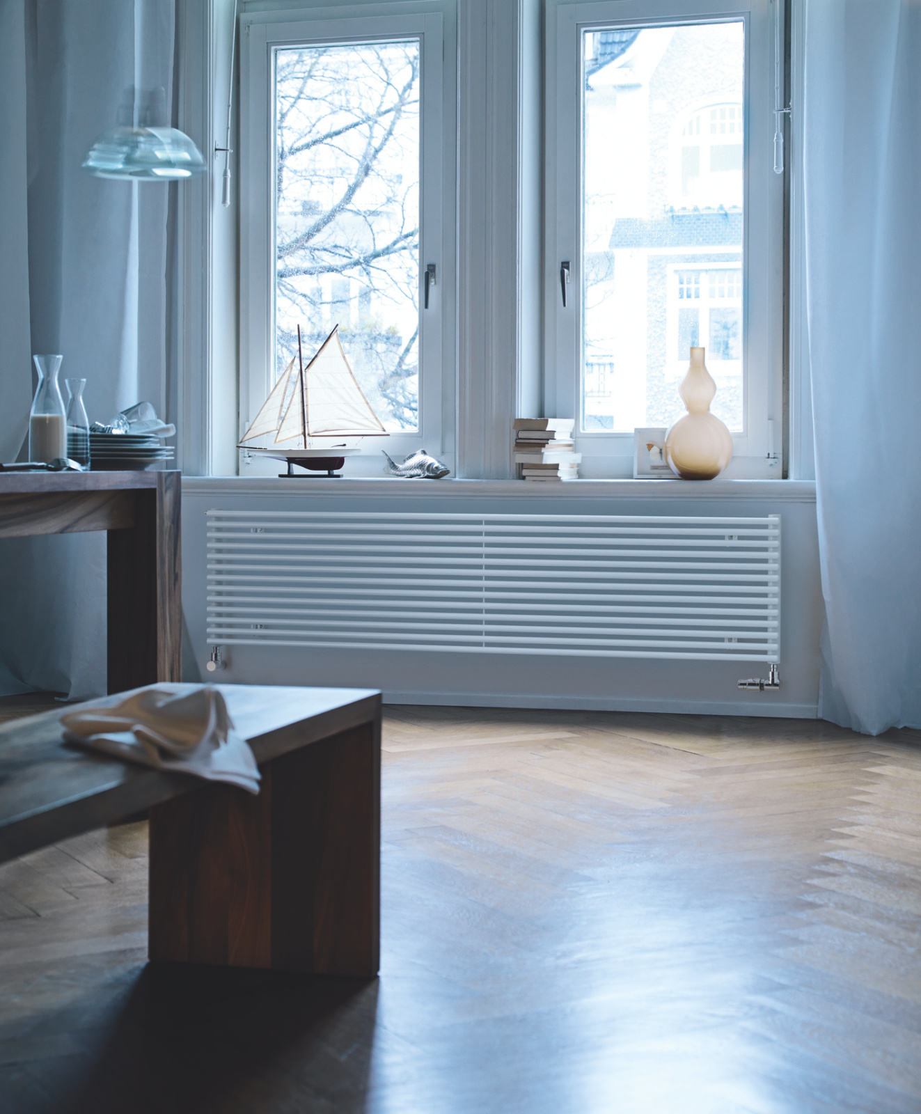 Rendering Zehnder Kleo Decorative radiator Front view