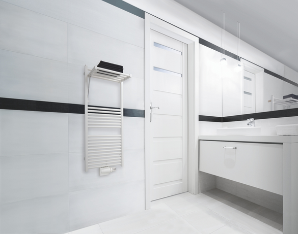 Rendering Zehnder Zeno Wing Decorative radiator Side view